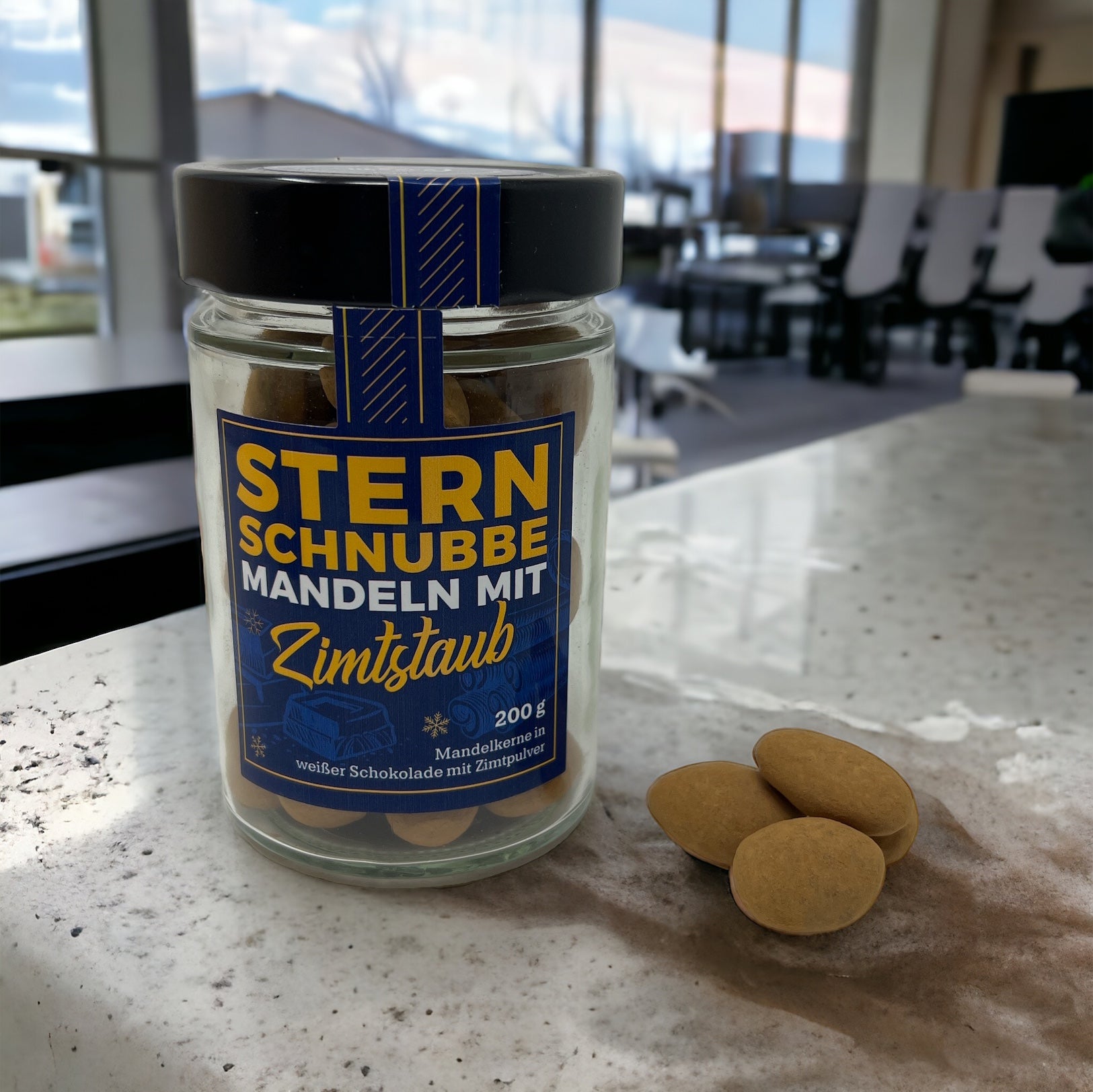 Sternschnubbe - Mandeln mit Zimtstaub von Die Hessenmeister® Sternschnubbe - Mandeln mit Zimtstaub von Die Hessenmeister®