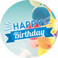 Motiv: Happy Birthday 1 (rund)