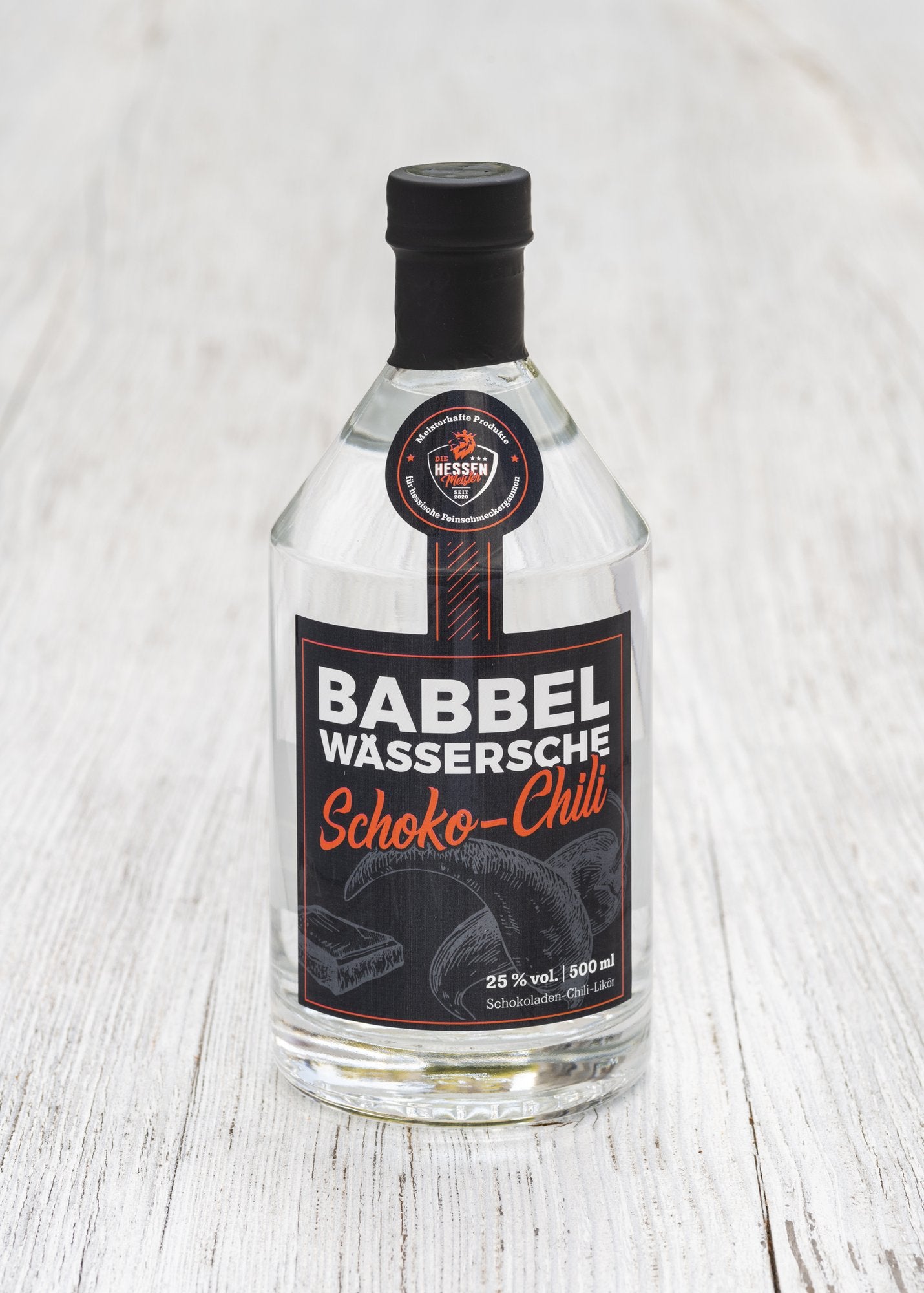 Babbelwässersche Schoko-Chili - Schoko Chili Likör | Die Hessenmeister