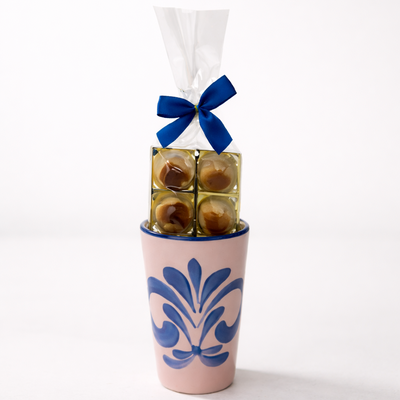 Geschenkbecher Bembel mit süßer Füllung