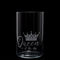 Glas Blumenvase als personalisiertes Geschenk - individuelle Lasergravur