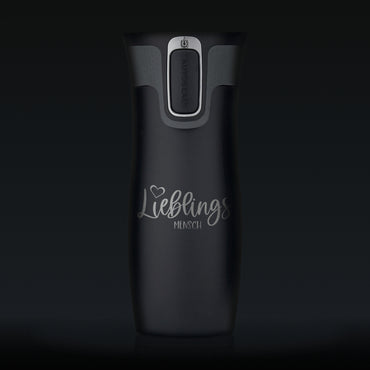 Personalisiere deinen Contigo Thermobecher mit Lasergravur - Motiv wählen oder hochladen