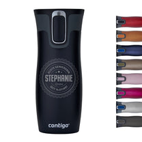Personalisierter Contigo Thermobecher mit Gravur (470 ml, 9 Farben, auslaufsicher)