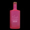 Lasergravierte pinke Vodka-Flasche mit individuellem Design als Geschenk für die beste Schwester