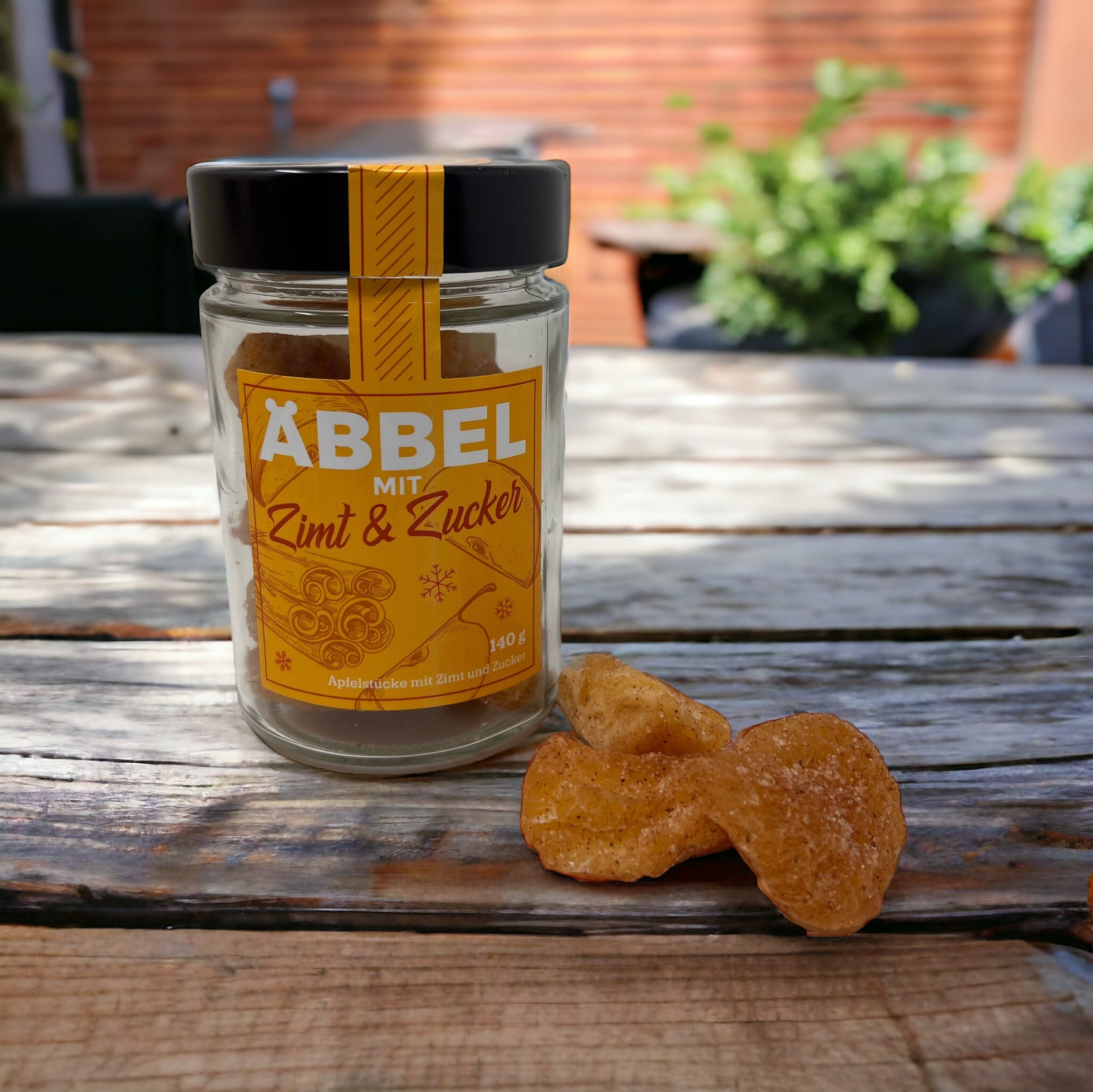 Äbbel mit Zimt & Zucker