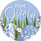 Motiv: Frohe Ostern 4 (rund)