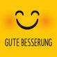 Motiv: Gute Besserung 1 (quadratisch)