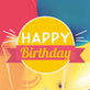 Motiv: Happy Birthday 2 (quadratisch)