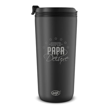 alfi Iso Coffee Mug (400 ml) - Personalisierter Thermo Kaffeebecher mit Gravur