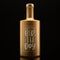 Lasergravierte goldene Vodka-Flasche mit einzigartigem Design als Geburtstagsgeschenk