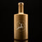 Weihnachtsgeschenk für Männer und Frauen – Personalisierte goldene Glasflasche mit Gravur