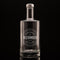 Klarglas Vodka-Flasche mit Gravur und Name: Echter Genießer
