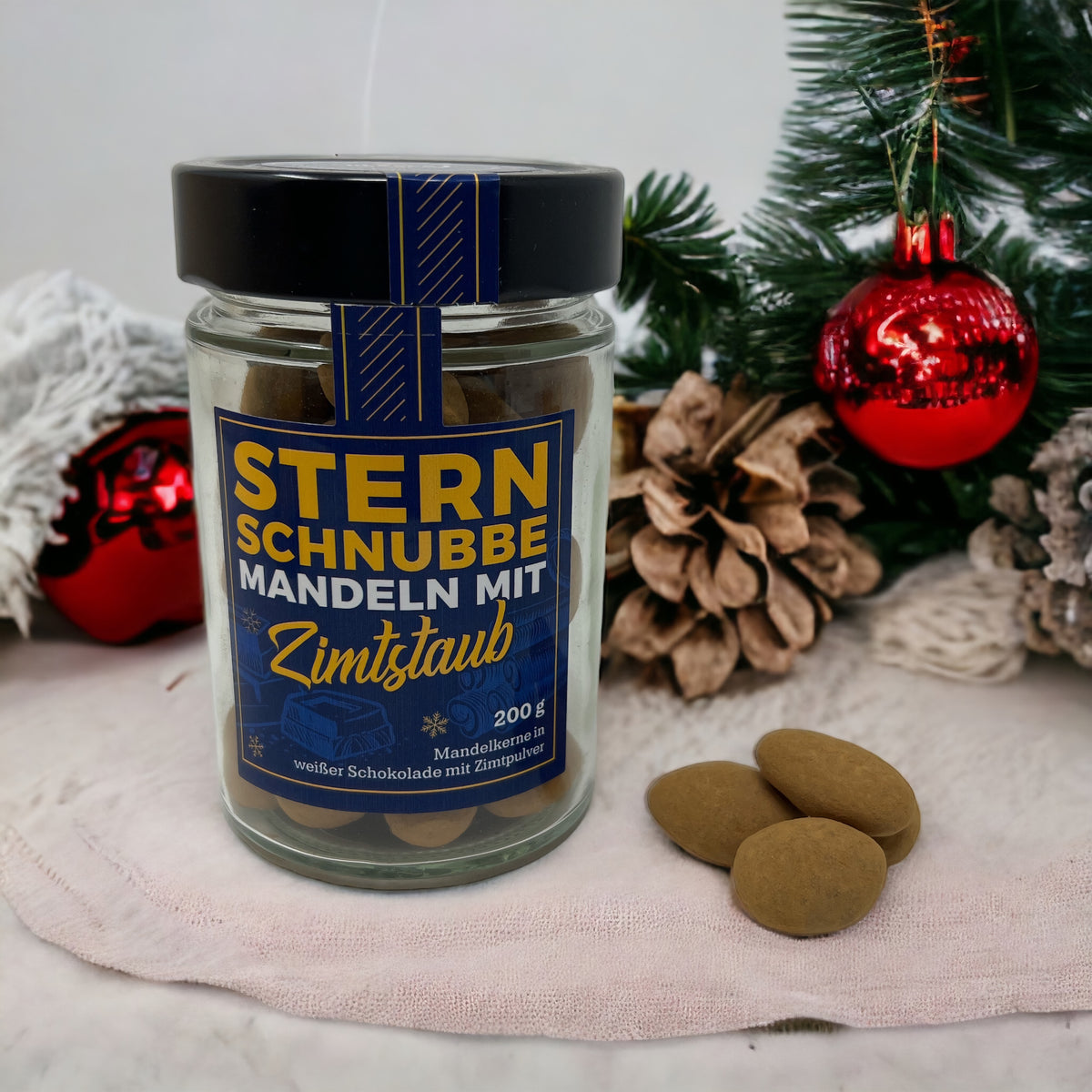 Sternschnubbe - Mandeln mit Zimtstaub von Die Hessenmeister® Sternschnubbe - Mandeln mit Zimtstaub von Die Hessenmeister®