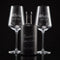 Personalisierte Flasche mit 2 Gläsern, graviert als Geschenk zur Hochzeit