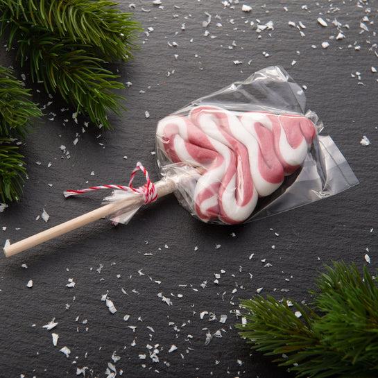 Handgemachter Tannenbaum-Lolli